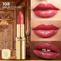 L’Oréal Paris Color Riche Satin Lipstick- 108 Cuirve, 4.3 gm