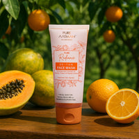 Pure Aatman Effective De-Tan Face Wash with Orange Oil & Papaya Extract | Removes Tan, Sunburn & Brightens Skin in every use | Gentle Cleanser | Only Natural Ingredient Used | Result Oriented | For Both Men & Women
