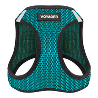 Voyager Step-in Air Dog Harness - All Weather Mesh Step in Vest Harness for Small and Medium Dogs by Best Pet Supplies - Turquoise (2-Tone), L Harness (Turquoise 2-Tone) L (Chest: 18 - 20.5