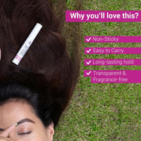 Sotrue Finish Line Hair Finishing Stick For Women 12ml | Anti Flyaway for Smooth, Non-Greasy, and Non-Oily Look | For all Hair Types