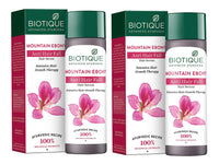 Biotique Bio Mountain Ebony Vitalizing Serum | Prevents Hair Fall & Soothes Scalp| Promotes Hair Growth | 100% Botanical Extracts | Suitable for All Skin Types | 120ml (Pack of 2)