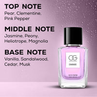 OG BEAUTY LUXURY Charade Eau De Parfum, 50ml | Elegant Perfume for Woman with Pear, Clementine & Pink Pepper | Enriched with Jasmine, Peony & Cedar | Long-Lasting Perfume for Every Occasion