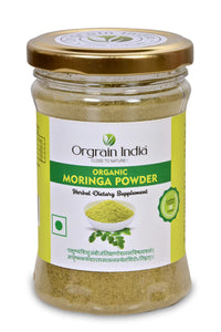 Orgrain India Organic Moringa Powder 200g (Pack Of 2 * 100g)