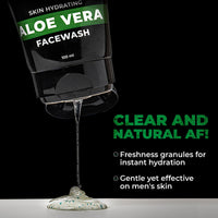 Beardo Aloevera Face Wash for Men, 100ml | For Skin Hydration and Soft Skin | Removes excess oil | Cleans and hydrates skin | Soothes & heals | For Dry Skin