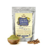 Nat Habit Ready-to-Apply Fresh Henna Paste and Indigo Powder Combo, Pre-Soaked in Black Tea and Herbs,100% Natural Rajasthani Henna & Indigo Powder For Natural Black Hair (440g + 85g)