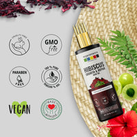 Organix Mantra Hibiscus & Curry Leaves Hair Oil | Advanced Follicle Activation | Infused with Bhringraj, Amla, Rosemary, Peppermint & Lavender Oils | Promotes Thicker, Stronger Hair 120ML
