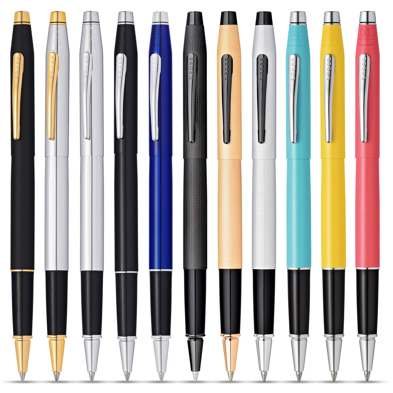Cross Classic Century Refillable Gel Ink Rollerball Pen, Fine Rollerball, Includes Premium Gift Box - Black Lacquer Black Lacquer with Chrome