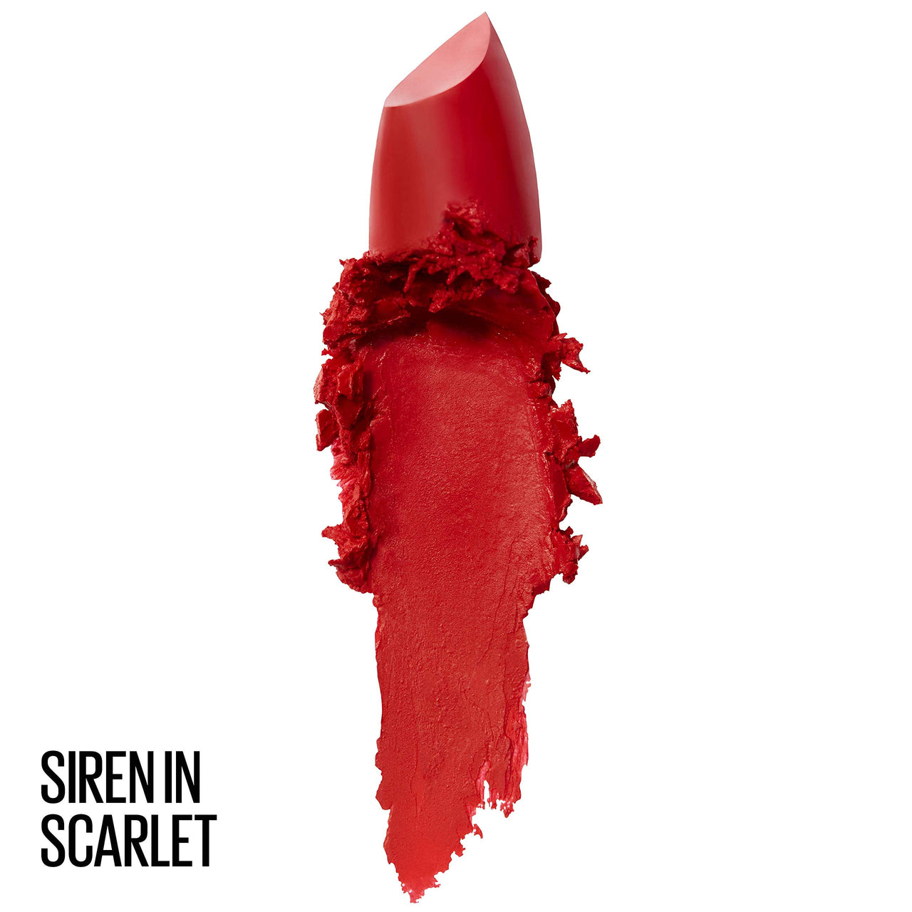 Maybelline New York Color Sensational Creamy Matte Lipstick, 657 Nude Nuance, 3.9G And Maybelline New York Color Sensational Creamy Matte Lipstick, 690 Siren In Scarlet, 3.9G