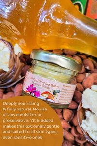 The Nature Mill Shea Coconut Moisturizing Lip Balm, Shea Butter, Virgin Coconut Oil, Apricot Oil, Geranium Orange Essential Oils, all natural, to make dry lips soft 20G