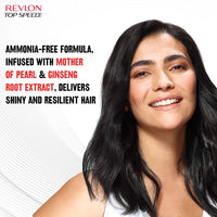 Revlon Top Speed Hair Color for Men Natural Black with Outrageous Conditioner 190ml | 100% Grey Coverage in 5 Minutes | Infused with Mother of Pearl and Ginseng Root extract | Prevent Fading, add Volume, Softness & Shine to Hair