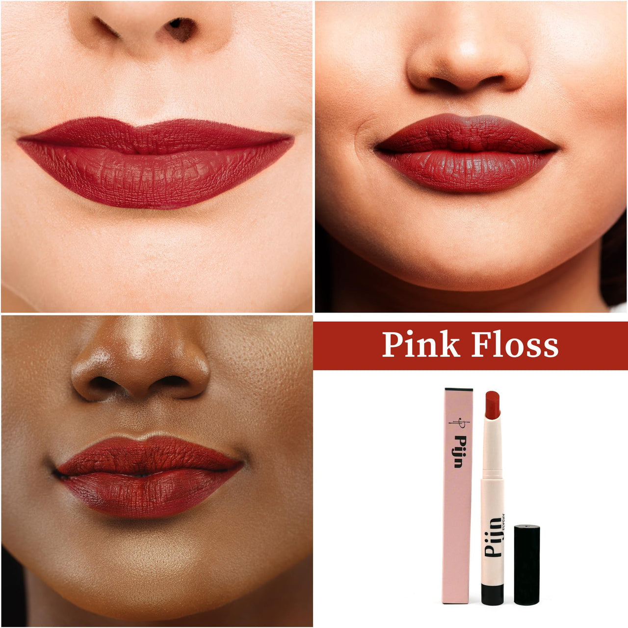 Pijn Luxe Comfy Matt Lipstick Pink Floss | 12HR Long-Lasting, Smudge-Proof & Waterproof | Lightweight, Smooth Matte Finish With Vitamin E & Lip Repair | Lipstick for Women