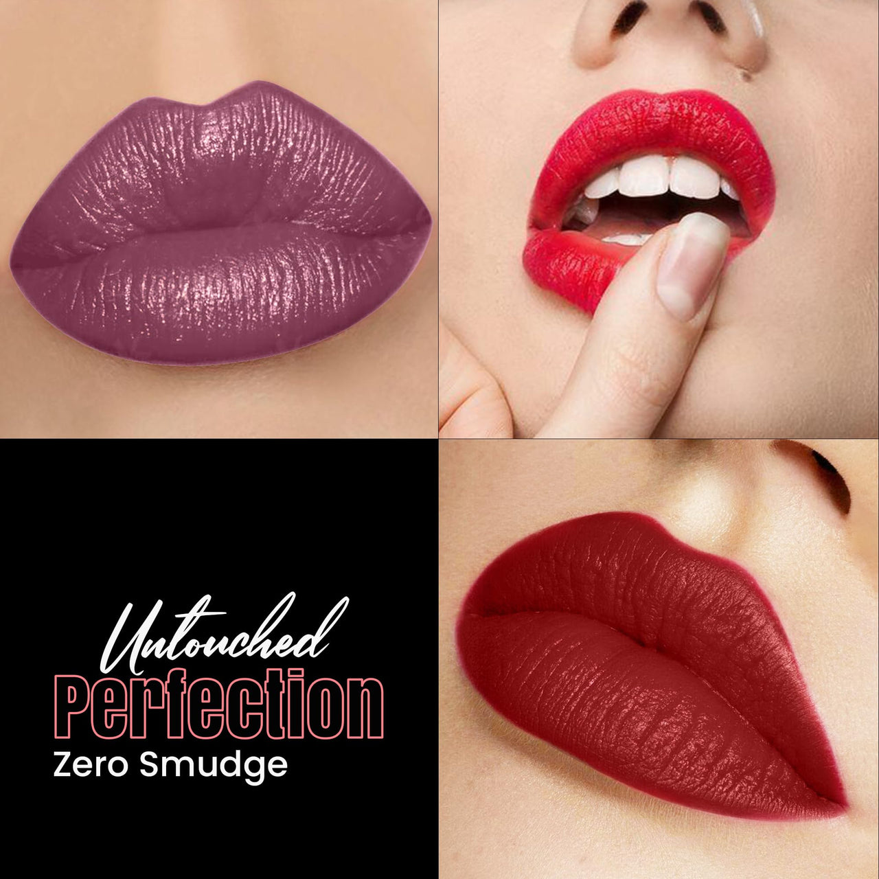 Shryoan Rich Color Non-Transfer Lipstick | Waterproof & Super Matte Finish | Long Stay Creamy Lipstick | Single Swipe Application (BERRY RUSH - 07)