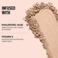 OG BEAUTY Flawless Touch Compact- Brew, Matte Finish Powder with SPF 15, Vitamin E & Hyaluronic Acid, Long-Lasting, Light Weight, Oil-Free Coverage, Science Infused Makeup for Radiant Skin, 9 gm