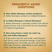 Dabur Vatika Ayurvedic Shampoo - 640ml | Damage Therapy | With Power of 10 ingredients for solving 10 hair problems| No Parabens | For all hair types