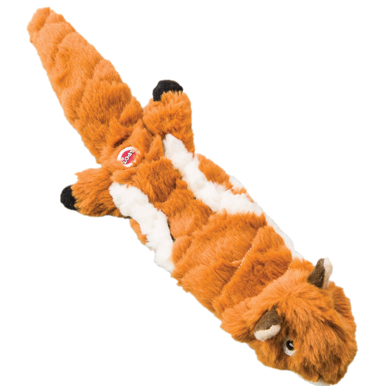 SPOT Ethical Pets Chipmunk Mini Skinneeez Extreme Stuffingless Quilted Dog Toy, 14", Multicolor (54218)