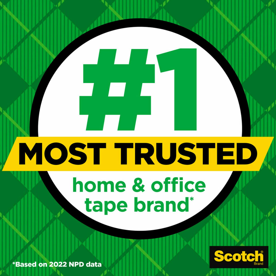 Scotch Magic Tape, Invisible, Home Office Supplies and Back to School Supplies for College and Classrooms, 2 Rolls