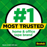 Scotch Magic Tape, Invisible, Home Office Supplies and Back to School Supplies for College and Classrooms, 2 Rolls