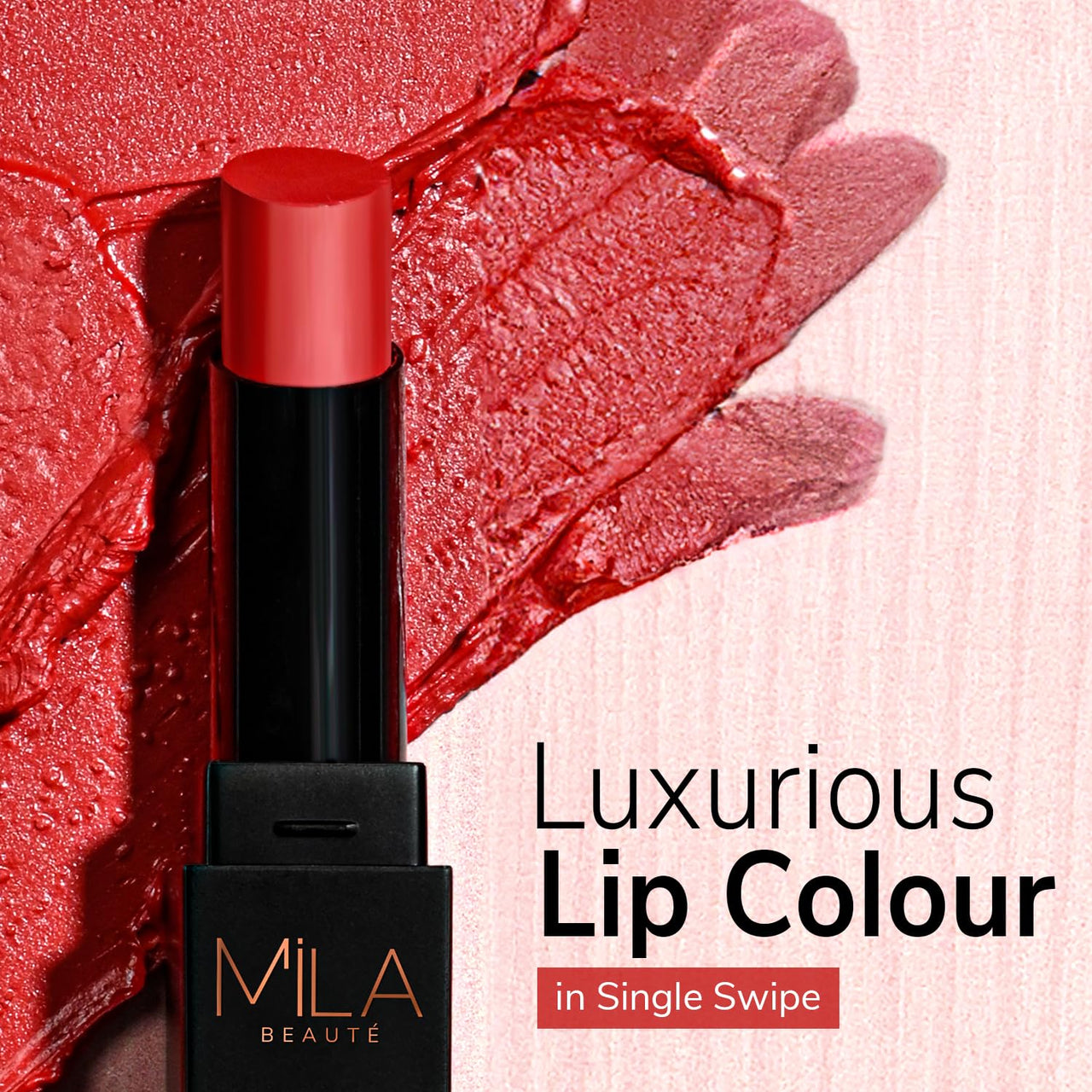 Mila Beauté Pro Matte Lipstick | Highly Pigmented & Long lasting | Semi Matte Finish | Light Weight Lipstick | Single Swipe Application | Luxurious Lip Color | Shade - (Marykom, 4.2g)