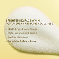 Quench Yuzu Vitamin C Foaming Face Wash for Brighter & Glowing Skin (3X More Vitamin) | Removes Makeup, Dirt & Impurities | Gently Exfoliates | Prevents Acne & Blackheads | Made in Korea (100ml)