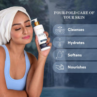 Imperiale Botanique Absolute Nourishing Body Wash | FDA Approved | Saffron, Niacinamide, Shea Butter & Silk Protein | Deeply Moisturizes, Softens & Nourishes for Radiant, Smooth Skin | Women & Men | 15 Herbs, 250 ML
