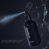 Dasher Sea Salt Spray (100ml + 100ml) Pack of 2 For Texturized & High-Volume Hairstyles With Medium Hold, Thickens Hair, With Ginseng & Vitamin E (100ml)