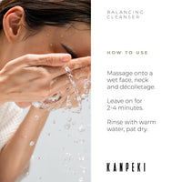 Kanpeki Balancing Cleanser Face Wash to Gently Brighten Skin | Cleanser for Dry to Normal & Sensitive | Reduces Hyperpigmentation | Provides Even Skin Tone | Japanese Skin Care Product