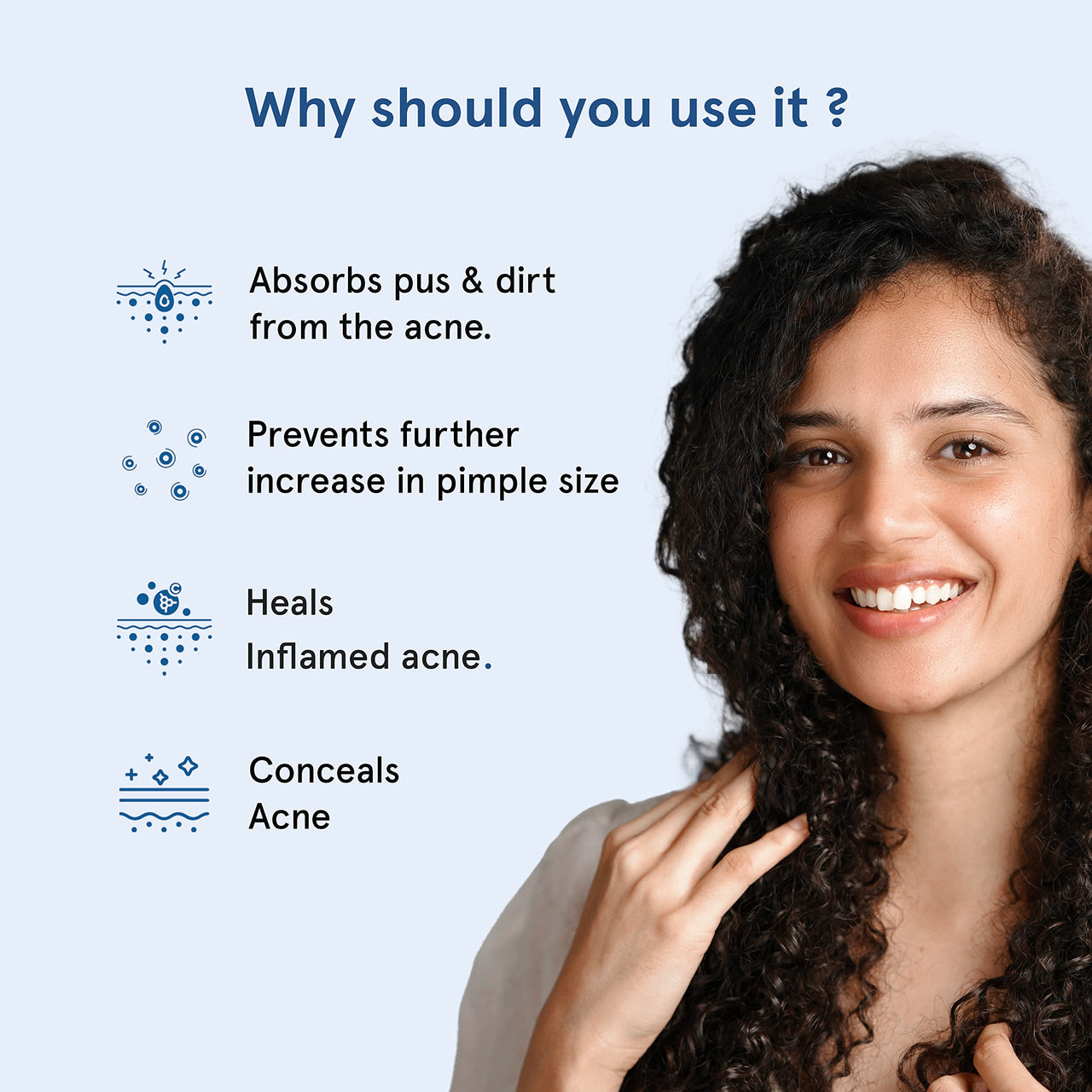 Be Bodywise Acne Pimple Patch for Women(24 Dots | 3 Sizes) & 2% Salicylic Acid Face Wash for Women 100ml | Deep Cleanses your Skin and Prevents Acne