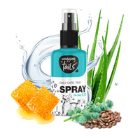 Wagging Tails 7-in-1 Grooming Kit: Dog Shampoo 200ml, Dry Bath 200ml, Massage Oil 200ml, Paw Butter 50g, Paw Spray 100ml, Anti-Tick & Flea Spray 200ml, & Fur Breeze 200ml-natural Ingredients