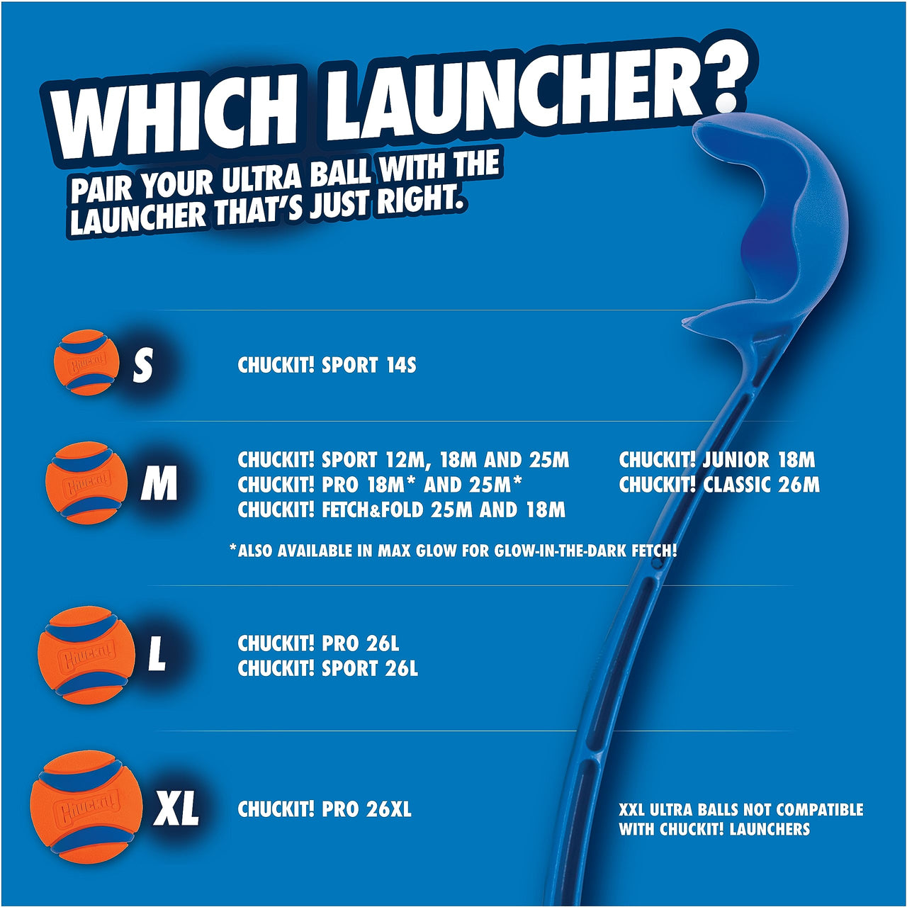 Chuckit Pro 18M Dog Ball Launcher, 18" Length, Includes Medium Ball (2.5") For Dogs 20-60 Pounds Medium Ball (2.5") 18" Length Pro Launcher Animal Print