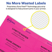 Avery Printable Address Labels with Sure Feed, 1