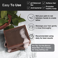 Soulflower Conditioning Onion Ratanjot Soap | Shampoo Bar | Hair Cleansing Bar | Handmade, 100% Pure, Natural & Cold processed Grade 1 BIS Standard Premium & Luxurious Soap, 150g