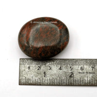 Unakite Palm Stone - Pocket Massage Worry Stone for Natural Body Chakra Balancing, Reiki Healing and Crystal Grid Unakite