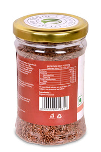 Orgrain India Organic Flax Seeds 150g | Eating and Weight Loss, Rich in Omega | Company-Owned Farmlands