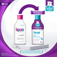 Spoo No-Tear Formula baby shampoo from Tedibar Family | Gentle on Scalp | No. 1 Pediatrician Prescribed * 125ml - By Torrent Pharma