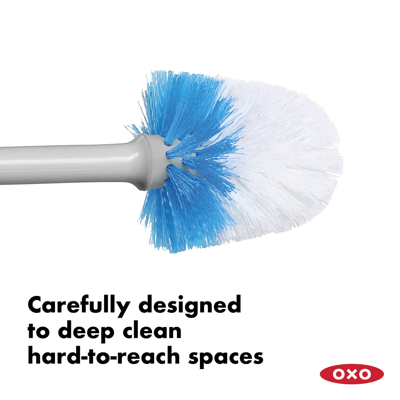OXO Good Grips Compact Toilet Brush & Canister - Gray 1 Pack