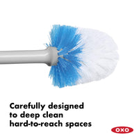 OXO Good Grips Compact Toilet Brush & Canister - Gray 1 Pack
