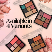 Hilary Rhoda More Than Basic Face Palette | With Blushes, Shimmer Highlighters & Eyeshadows | Highly Pigmented & Long Lasting Face Palette |10.5g (All Nighter - Shade 04)