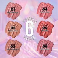 Hilary Rhoda Quick Cream Blush | Highly Pigmented & Dewy Finish | Long-Lasting | Buildable Coverage | Weightless & Easy to Apply | Cream Blush | 20ml (Peach Blossom - Shade 01)