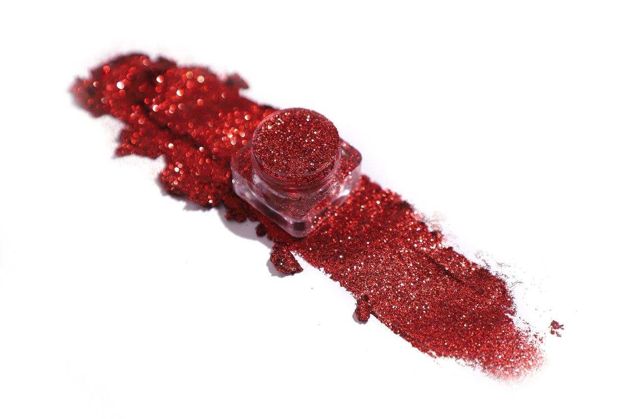 TS COSMETICS Pro Glitter Eyeshadow Palette – Bloody Battle | Pressed Glitter, Shimmer & Matte Finishes | Highly Pigmented, Long-Lasting Eye Makeup