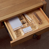 russell+hazel Large Acrylic Drawer Bloc, 6” x 6”, Desktop Organization, Clear, 1 Count, 98144 Large Drawer Bloc