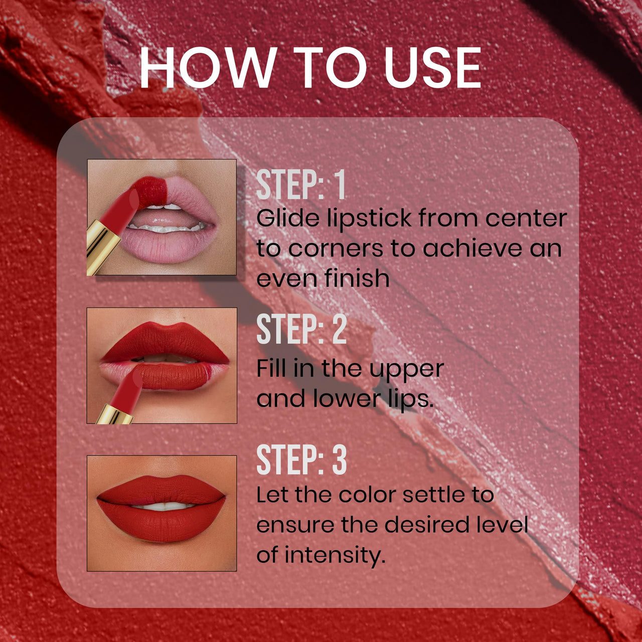 Beauty Berry Bold Babe Non-Transfer Matte Lipstick | Highly Pigmented, Lightweight, Smudge Proof & Waterproof Lipstick | Single Swipe Application, Long Lasting Lipstick for Women (Wild Mehroon)