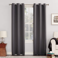 Sun Zero Easton Energy Saving Blackout Grommet Curtain Panel, 40