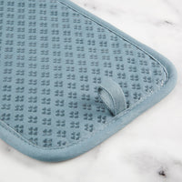 KitchenAid Asteroid Pot Holder 2-Pack Set, Fog Blue, 7