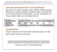 L'Oréal Paris Night Cream for the Face, Anti-Ageing Night Cream to Reduce Wrinkles, Vitamin B3 and Vitamin E, Strengthens and Revitalises the Skin, Anti-Wrinkle Expert, 1 x 50 ml