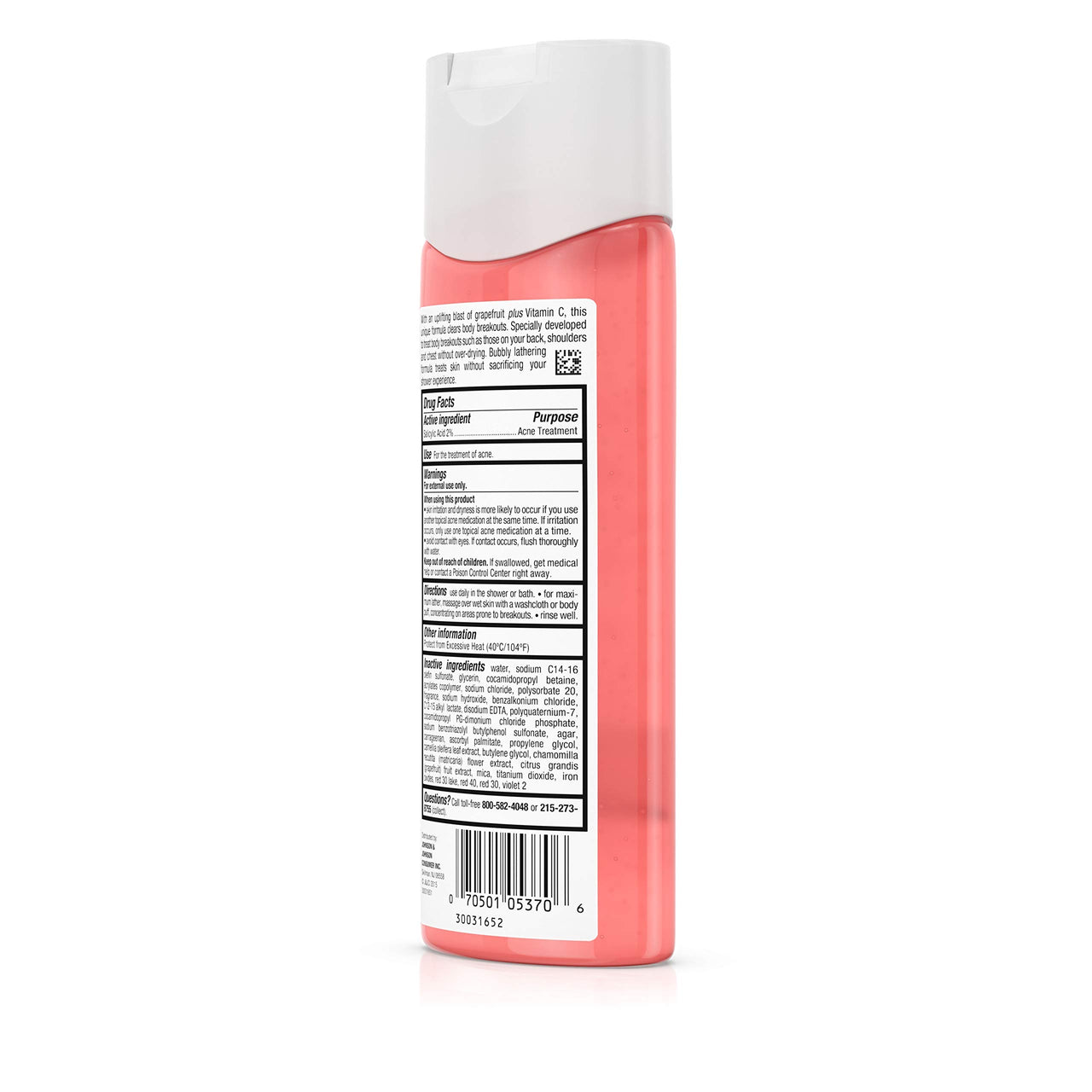 Neutrogena Body Clear Wash Pink Grapefruit, 251 ml, (Pack of 1) (J&J287680)