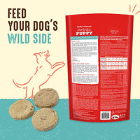 Stella & Chewy's  Freeze Dried Raw Dinner Patties – Crafted for Puppies – Grain Free, Protein Rich Perfectly Puppy Beef & Salmon Recipe – 5.5 oz Bag, Pack of 1 5.5 Ounce (Pack of 1)
