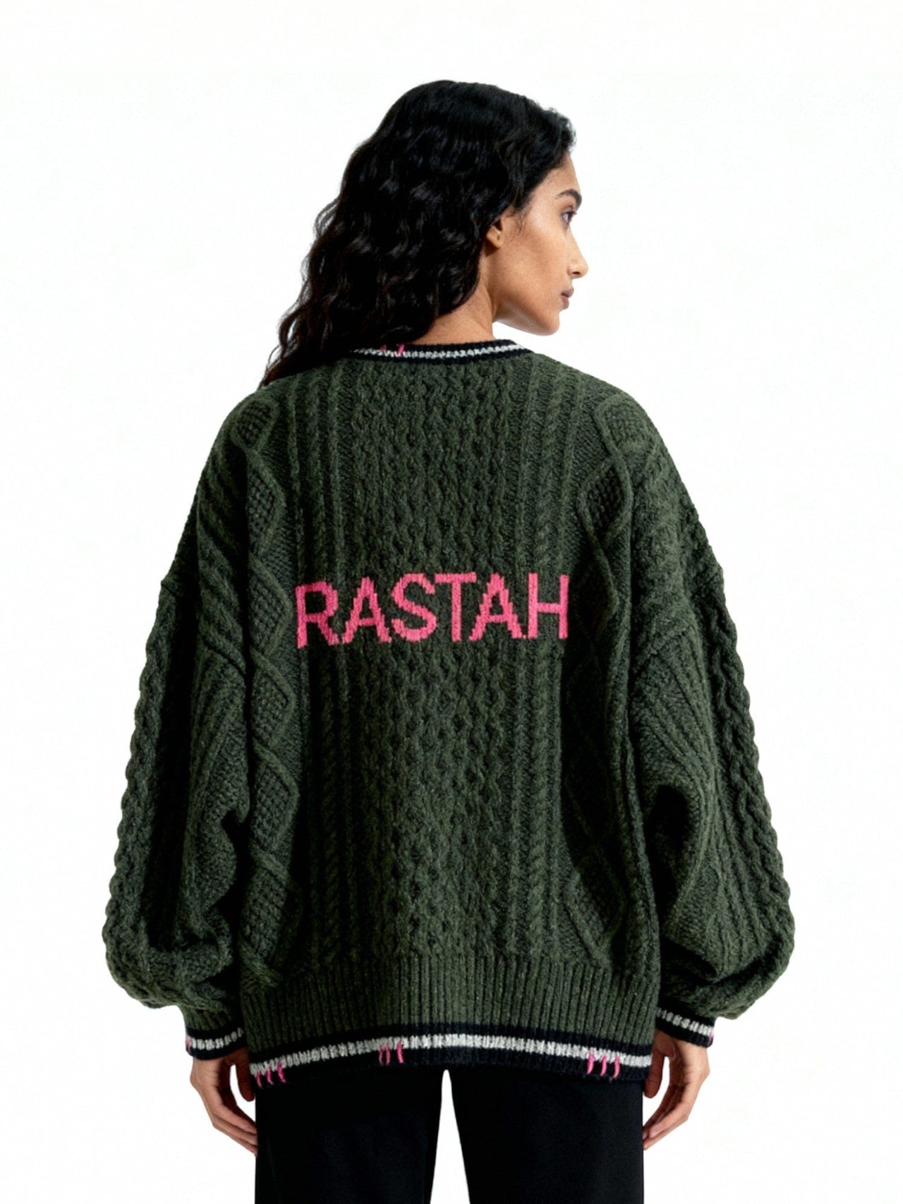 Raastah - Cable - knit Logo Sweater