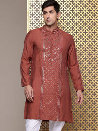 House of Pataudi Mirror Work Jashn Kurta