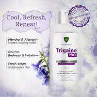 Trigaine PRO Daily Anti-Dandruff Shampoo 225 ml | Dermatologically Tested | Reduces Itching, Flaking & Scalp Irritation with Climbazole, Piroctone Olamine & ZPTO | Salicylic Acid Free Formula
