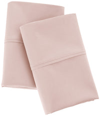Aware 100% Organic Cotton 300 Thread Count Pillowcase Set, Blush, Standard, 2 Pack, 32